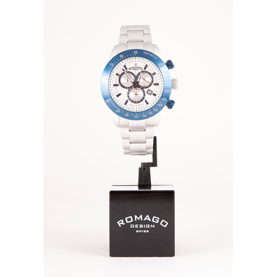 Romago Superléger Chrono Hombre Plata