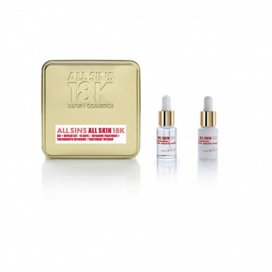 All Sins 18K EGF + Oxygen Set Tratamiento intensivo Reparador