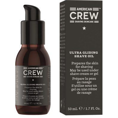 AMERICAN CREW HUILE À RASER ULTRA GLIDING 50 ML.