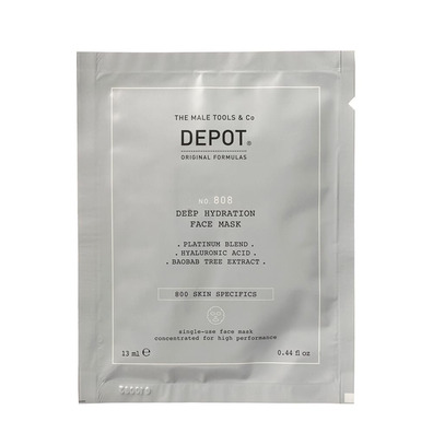 Depot 808 Masque Visage Hydratation Profonde 12 uds