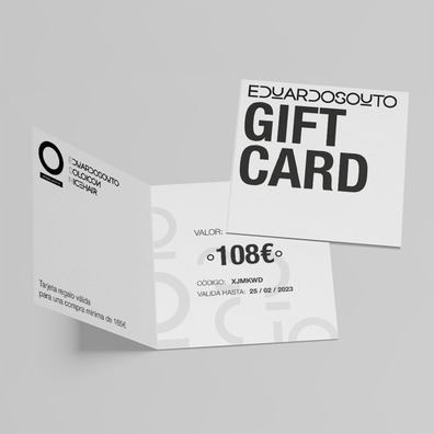 Carte cadeau de 108 €