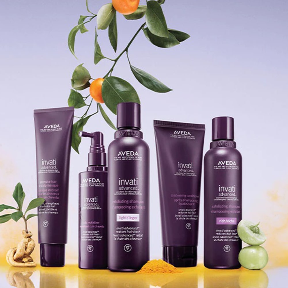 Productos naturales anticaída para el cabello de la marca Aveda